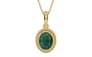 Ashtadhatu Emerald Pendant Prime Quality (P7)