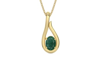 Ashtadhatu Emerald Pendant Prime Quality (P9)