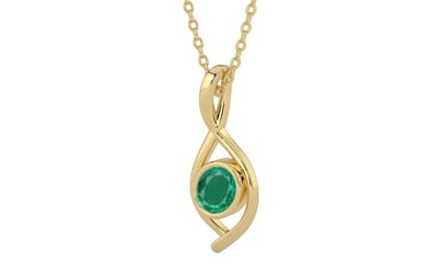 Ashtadhatu Emerald Pendant Rare Quality (P1)