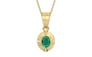 Ashtadhatu Emerald Pendant Rare Quality (P11)