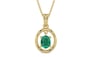 Ashtadhatu Emerald Pendant Rare Quality (P2)