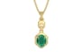 Ashtadhatu Emerald Pendant Rare Quality (P6)