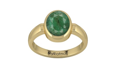 Ashtadhatu Emerald Ring Fine Quality (R6)