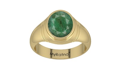 Ashtadhatu Emerald Ring Fine Quality (R7)