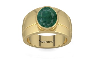 Ashtadhatu Emerald Ring Prime Quality (R1)