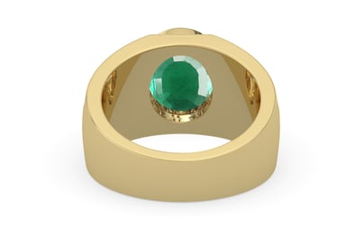 Ashtadhatu Emerald Ring Rare Quality (R1)