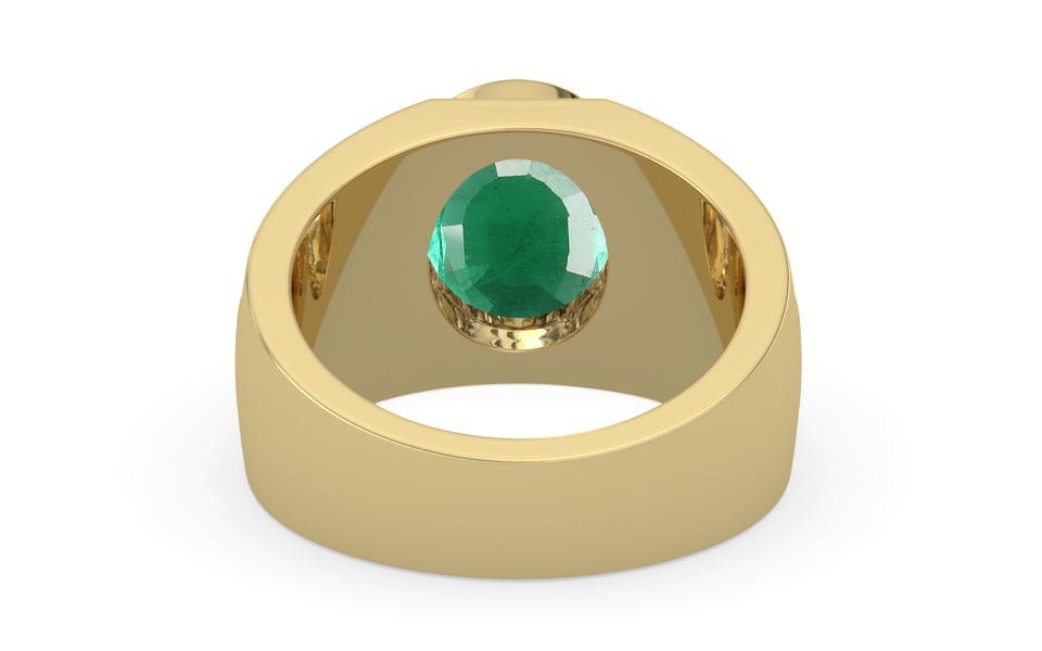 Ashtadhatu Emerald Ring Rare Quality (R1)