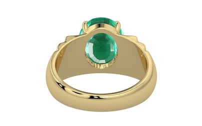 Ashtadhatu Emerald Ring Rare Quality (R4)