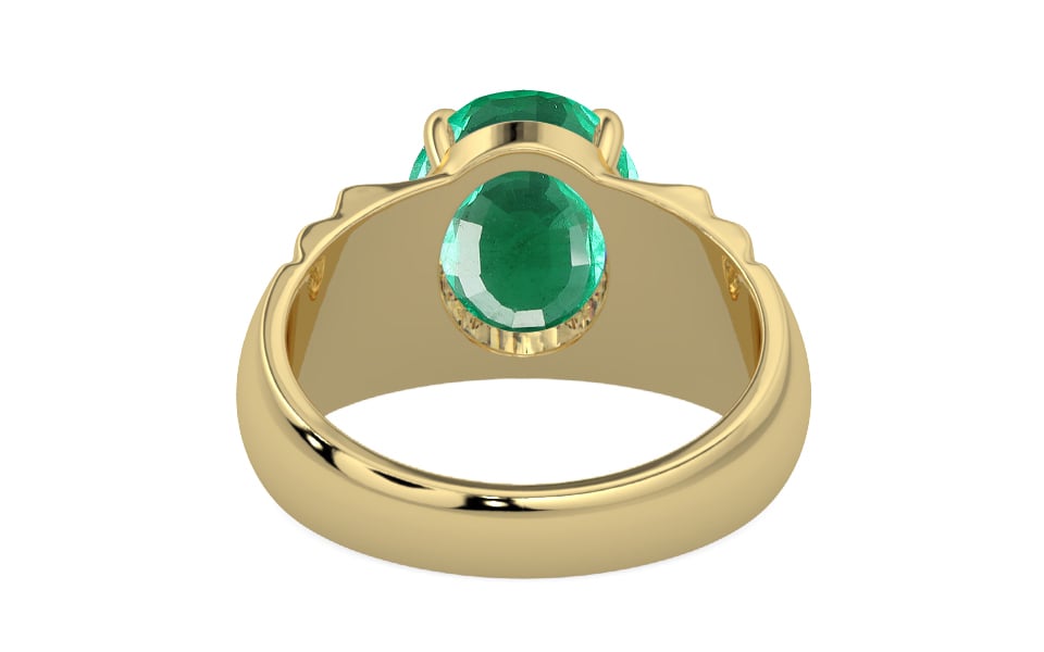 Ashtadhatu Emerald Ring Rare Quality (R4)
