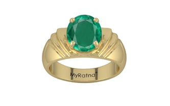 Ashtadhatu Emerald Ring Rare Quality (R4)