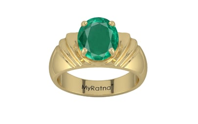 Ashtadhatu Emerald Ring Rare Quality (R4)