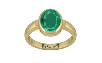 Ashtadhatu Emerald Ring Rare Quality (R6)