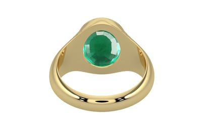 Ashtadhatu Emerald Ring Rare Quality (R7)