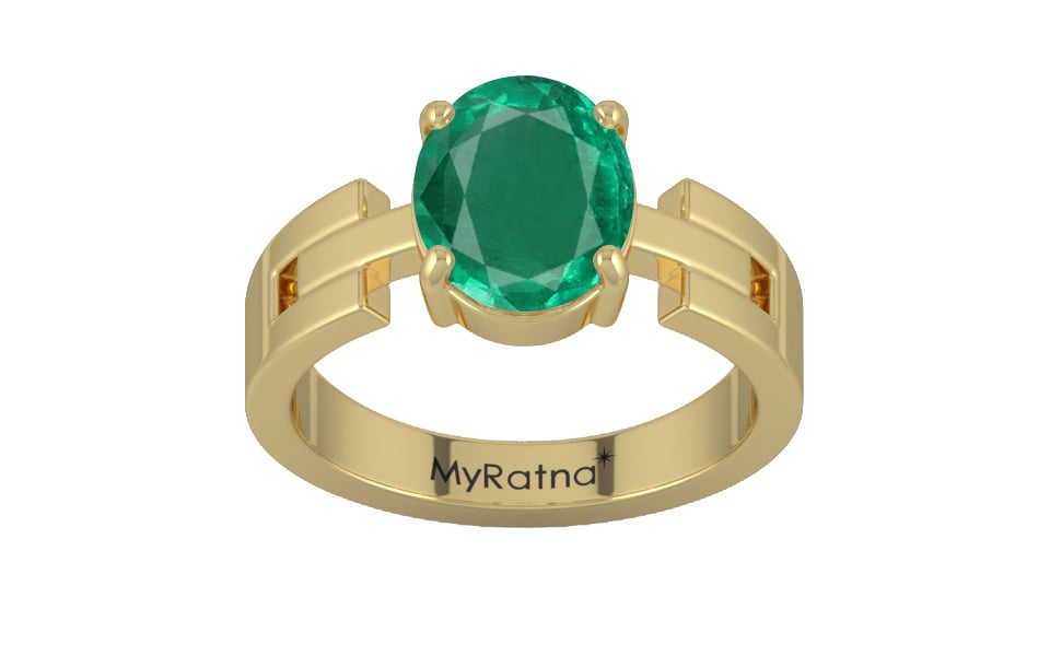 Ashtadhatu Emerald Ring Rare Quality (R8)