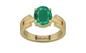 Ashtadhatu Emerald Ring Rare Quality (R8)
