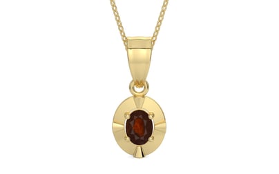 Ashtadhatu Hessonite Garnet Pendant Fine Quality (P11)
