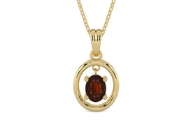 Ashtadhatu Hessonite Garnet Pendant Fine Quality (P2)