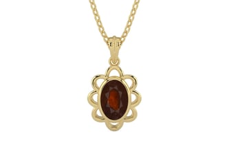 Ashtadhatu Hessonite Garnet Pendant Fine Quality (P3)