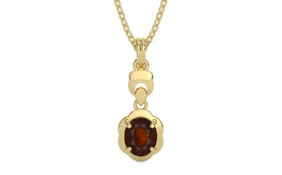 Ashtadhatu Hessonite Garnet Pendant Fine Quality (P6)