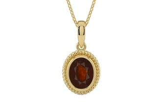 Ashtadhatu Hessonite Garnet Pendant Fine Quality (P7)