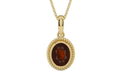 Ashtadhatu Hessonite Garnet Pendant Fine Quality (P7)