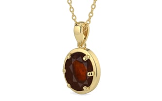 Ashtadhatu Hessonite Garnet Pendant Fine Quality (P8)
