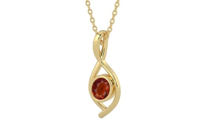 Ashtadhatu Hessonite Garnet Pendant Limited Quality (P1)