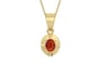 Ashtadhatu Hessonite Garnet Pendant Limited Quality (P11)