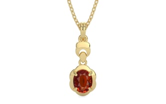 Ashtadhatu Hessonite Garnet Pendant Limited Quality (P6)