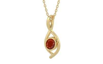 Ashtadhatu Hessonite Garnet Pendant Prime Quality (P1)