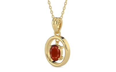 Ashtadhatu Hessonite Garnet Pendant Prime Quality (P2)