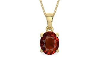 Ashtadhatu Hessonite Garnet Pendant Rare Quality (P10)