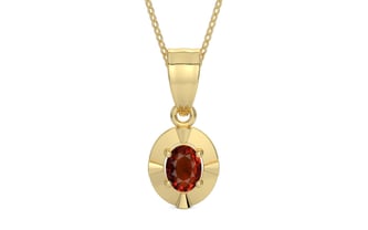 Ashtadhatu Hessonite Garnet Pendant Rare Quality (P11)