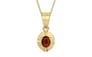 Ashtadhatu Hessonite Garnet Pendant Rare Quality (P11)