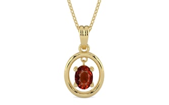 Ashtadhatu Hessonite Garnet Pendant Rare Quality (P2)