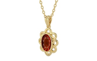 Ashtadhatu Hessonite Garnet Pendant Rare Quality (P3)