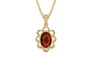 Ashtadhatu Hessonite Garnet Pendant Rare Quality (P3)