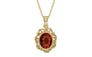 Ashtadhatu Hessonite Garnet Pendant Rare Quality (P5)