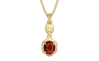 Ashtadhatu Hessonite Garnet Pendant Rare Quality (P6)