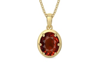 Ashtadhatu Hessonite Garnet Pendant Rare Quality (P8)