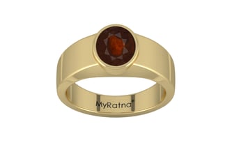 Ashtadhatu Hessonite Garnet Ring Fine Quality (R10)