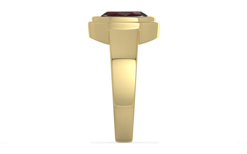 Ashtadhatu Hessonite Garnet Ring Fine Quality (R3)