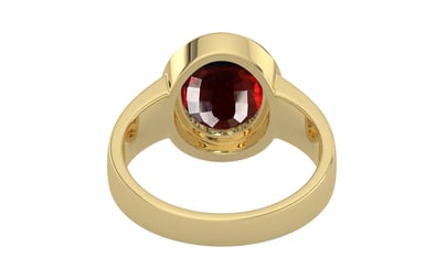 Ashtadhatu Hessonite Garnet Ring Fine Quality (R3)