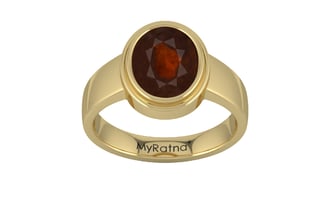 Ashtadhatu Hessonite Garnet Ring Fine Quality (R3)