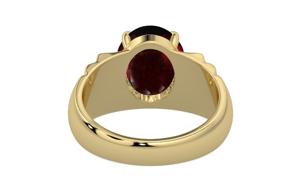 Ashtadhatu Hessonite Garnet Ring Fine Quality (R4)