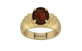 Ashtadhatu Hessonite Garnet Ring Fine Quality (R4)
