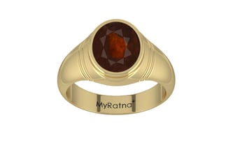 Ashtadhatu Hessonite Garnet Ring Fine Quality (R7)