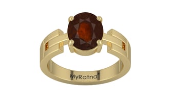 Ashtadhatu Hessonite Garnet Ring Fine Quality (R8)