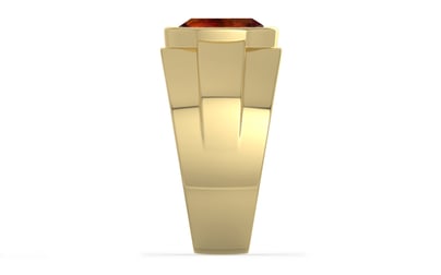 Ashtadhatu Hessonite Garnet Ring Limited Quality (R1)