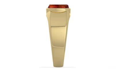 Ashtadhatu Hessonite Garnet Ring Limited Quality (R10)